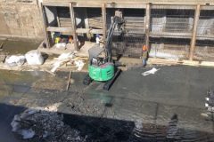Placing trash racks